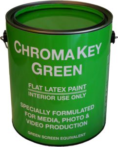 Chroma Key Green Flat Latex Paint